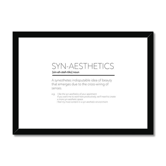 Synesthetic Framed & Mounted Print
