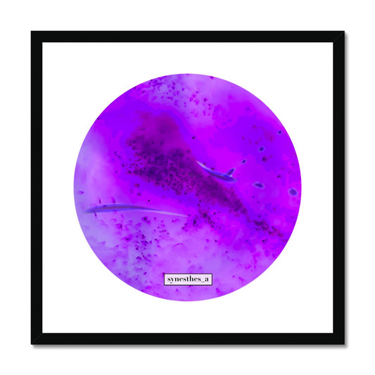 Purple Voice Framed & Mounted Print
